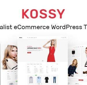 Kossy Minimalist eCommerce WordPress Theme