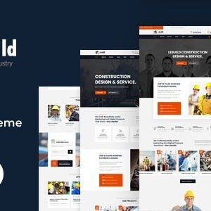 Lebuild Construction Industry Company WordPress Theme