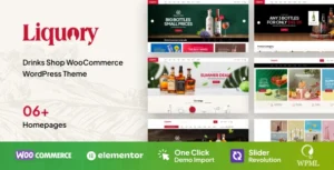 Liquory Drinks Shop WooCommerce Theme