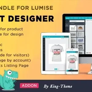 Lumise Product Designer WooCommerce WordPress