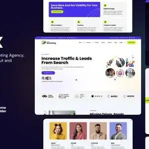 Lunax Digital Marketing Agency & SEO WordPress Theme