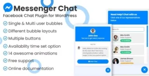 Messenger Chat Support – WordPress Plugin