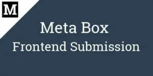 Meta Box Frontend Submission