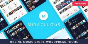 Miraculous – Online Music Store WordPress Theme