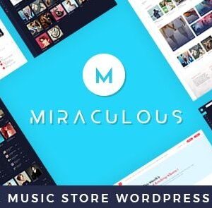 Miraculous Online Music Store WordPress Theme