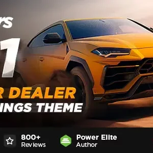 Motors Car Dealer, Rental & Listing WordPress theme