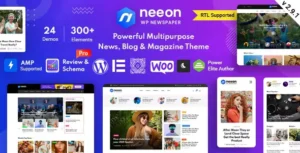 Neeon WordPress News Magazine Theme