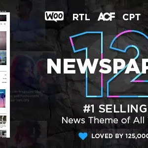 Newspaper News & WooCommerce WordPress Theme