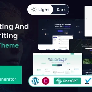 Openup AI Content Writer & AI Application WordPress Theme