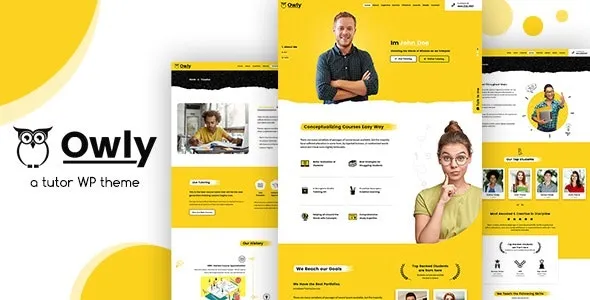 Owly Tutoring & eLearning WP Theme