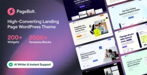 PageBolt Landing Page WordPress Theme