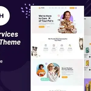 Pawsh Pet Care Services WordPress Theme