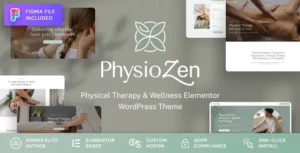 PhysioZen Chiropractor & Physiotherapy Wellness WordPress Theme