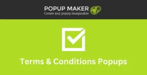 Popup Maker – Terms & Conditions Popups