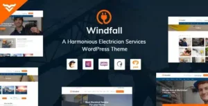 Windfall – Electrician Services WordPress Theme