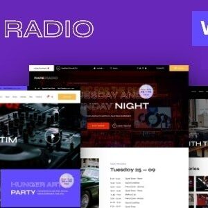 Rare Radio Online Music Radio WordPress Theme