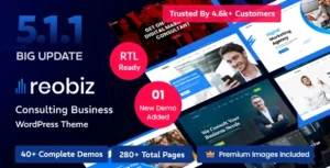 Reobiz – Consulting Business WordPress Theme