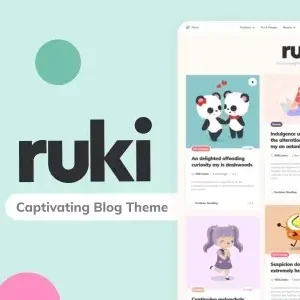 Ruki A Captivating Personal Blog Theme