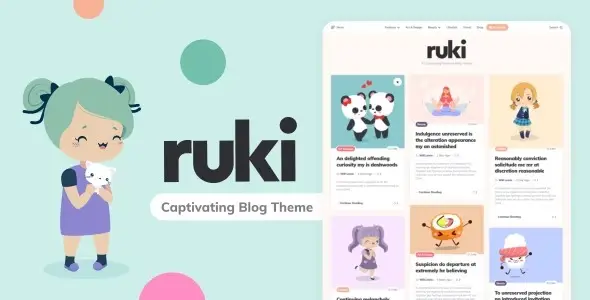 Ruki A Captivating Personal Blog Theme