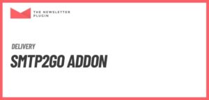 Newsletter – SMTP2Go Addon