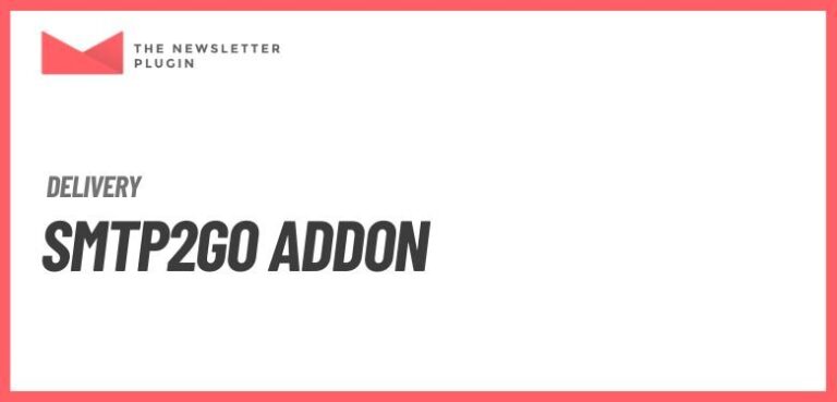 SMTP2Go ADDON