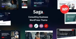 Saga Business Consulting WordPress Theme