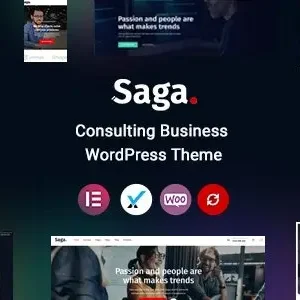 Saga Business Consulting WordPress Theme