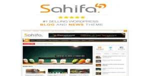 Sahifa – Responsive WordPress News   Magazine   Blog Theme