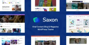 Saxon – Viral Content Blog & Magazine WordPress Theme