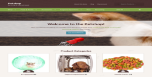 Petshop Storefront WooCommerce Theme