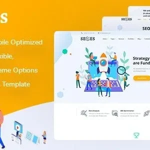 Boost your marketing agency's online presence with Seoes a dynamic WordPress theme
