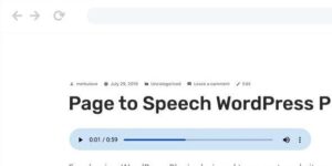 Speaker – Page to Speech Plugin for WordPress