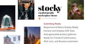 Stocky – A Stock Photography Marketplace Theme