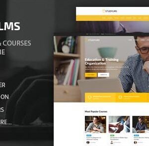 Studylms Education LMS & Courses WordPress Theme