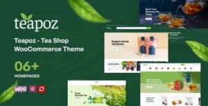 Teapoz Tea Shop WooCommerce Theme