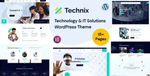 Technix Technology & IT Solutions WordPress Theme