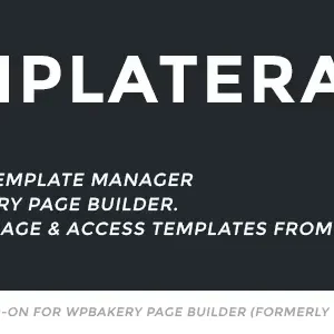 Templatera Template Manager for WPBakery Page Builder