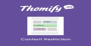 Themify Builder Content Restriction