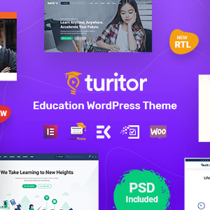 Turitor LMS & Education WordPress Theme