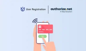 User Registration Authorize.Net