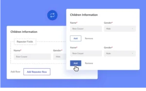 User Registration Repeater Fields