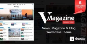 Vmagazine- Blog, NewsPaper, Magazine WordPress Themes