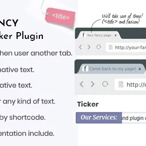 WP Fancy Title and Ticker WordPress Plugin