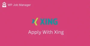 WP Job Manager Apply With Xing Addon