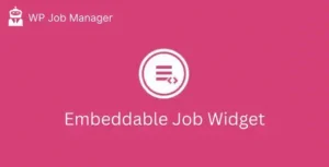 WP Job Manager Embeddable Job Widget