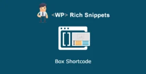 WP Rich Snippets – Box Shortcode