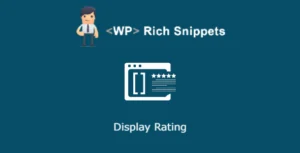 WP Rich Snippets – Display Rating