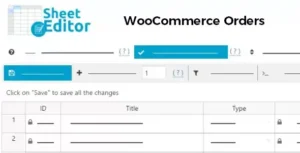 WP Sheet Editor WooCommerce Orders