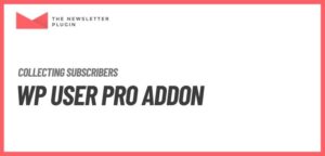 Newsletter – WP User Pro Addon