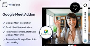 WPBookit Google Meet Addon